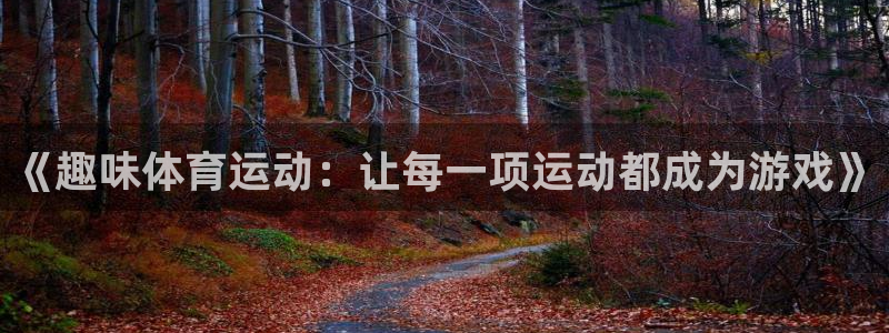 《趣味体育运动：让每一项运动都成为游戏》
